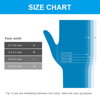 FINITEX Blue Disposable Nitrile Exam Gloves - 200 PCS/BOX 3.5mil Rubber Powder-Free Latex-Free Medical Examination Home Cleaning Food Gloves, X-LARGE