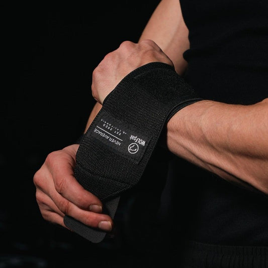WOLFpak Wrist Wraps for Weightlifting – Adjustable Lifting Straps for Bench Press, Cross Training & Powerlifting – Heavy Duty Wrist Support for Men & Women – Gym Accessories