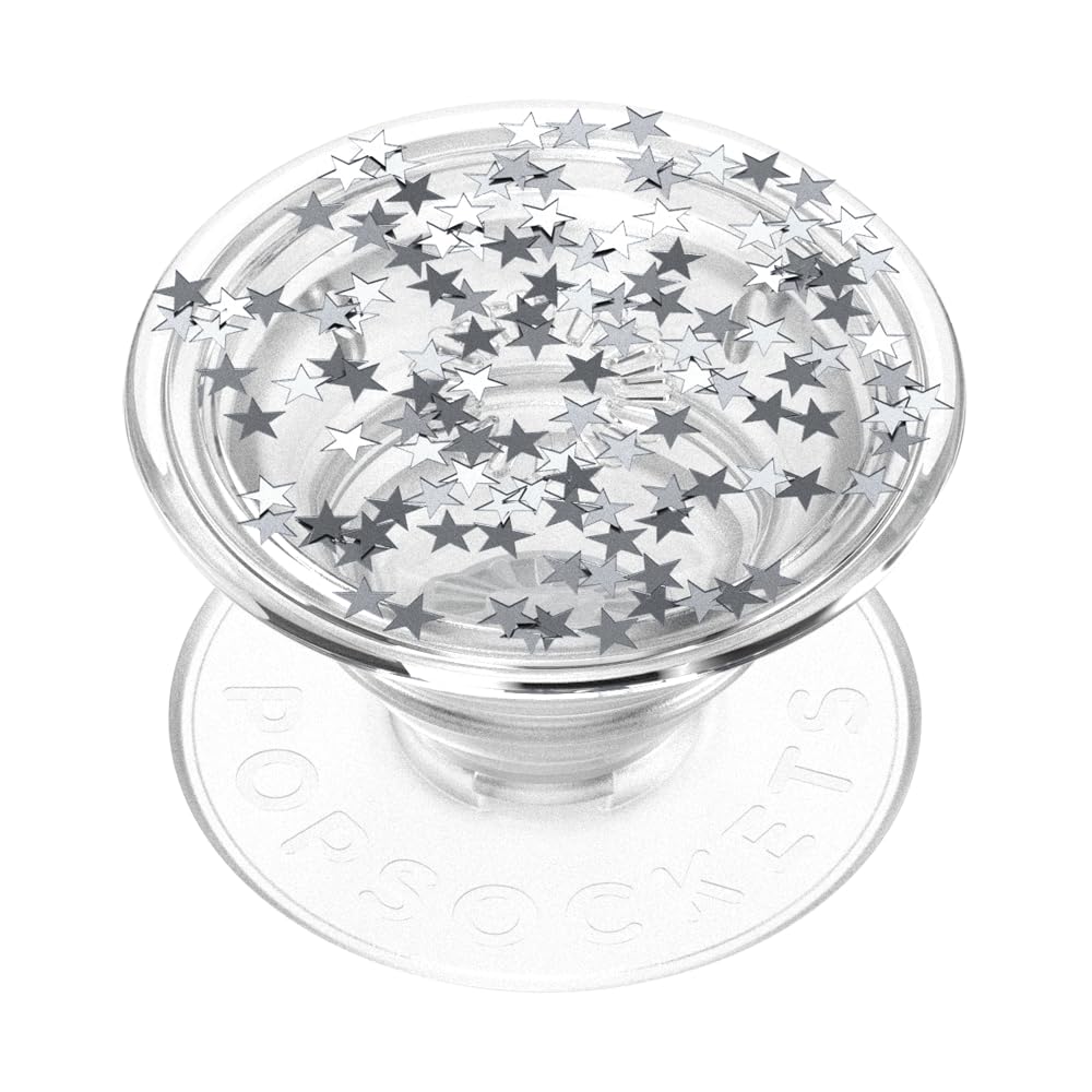 PopSockets Phone Grip with Expanding Kickstand, Adhesive Grip, Glitter PopGrip - Star Fire