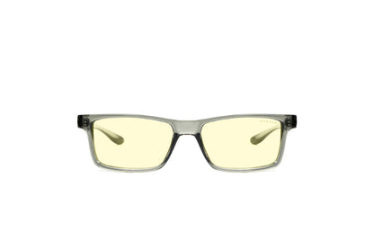 GUNNAR Computer Blue Light Blocking Glasse's Amber Lens, Gray Crystal, Kids/Youth