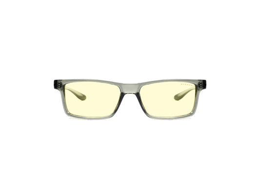 GUNNAR Computer Blue Light Blocking Glasse's Amber Lens, Gray Crystal, Kids/Youth