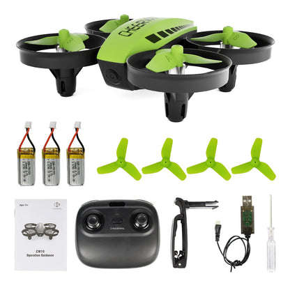 Cheerwing CW10 Mini Drone for Kids WiFi FPV Drone with Camera, RC Drone Gift Toy for Boys and Girls with Auto Hovering, Voice Control