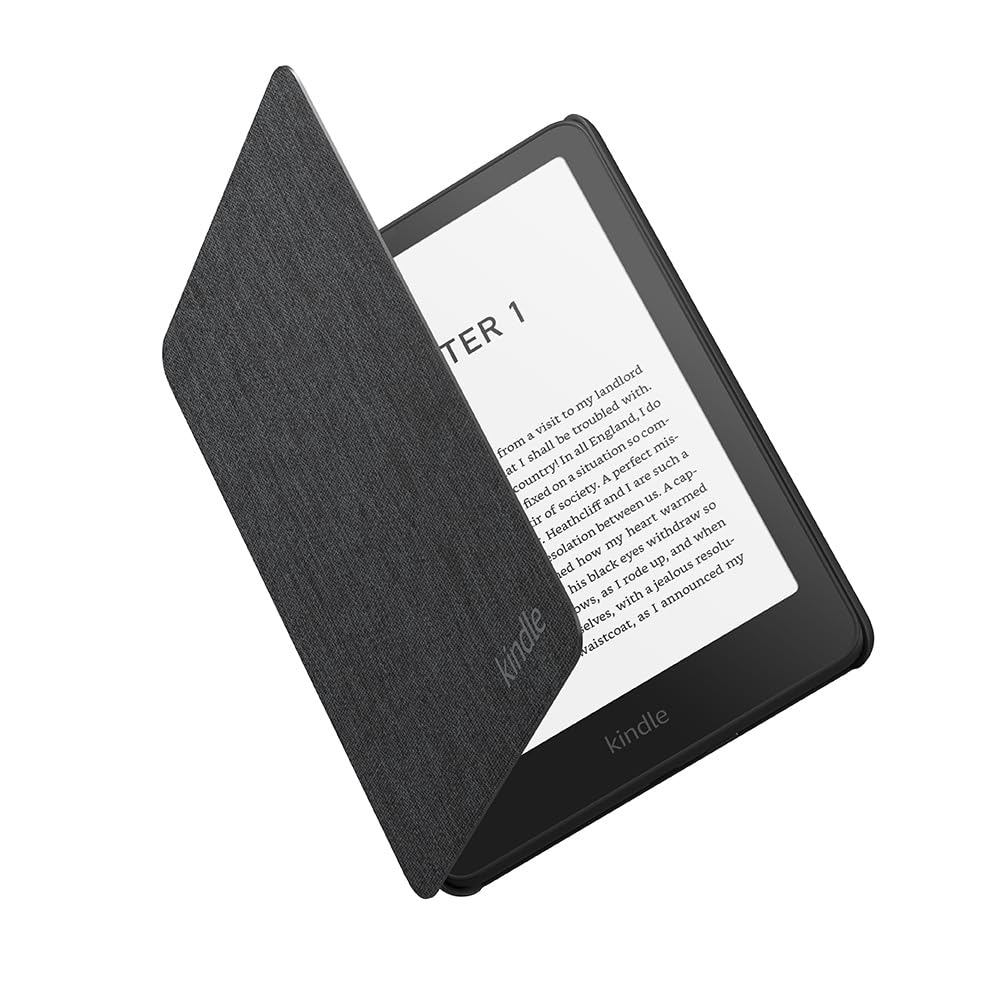 Amazon Kindle Paperwhite and Amazon Kindle Colorsoft Case, Lightweight and Water-Safe, Foldable Protective Cover – Fabric