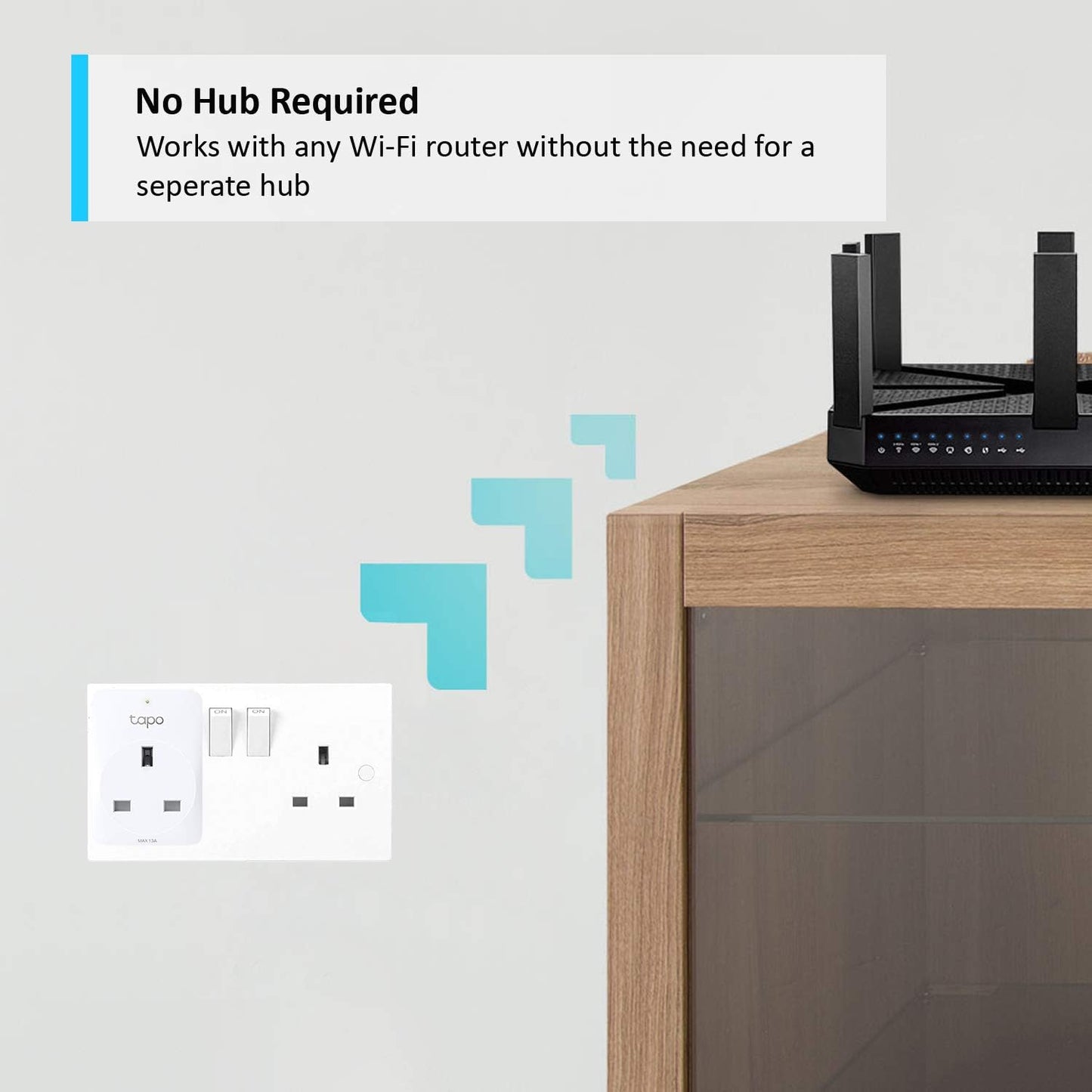 Tapo P100 (4-Pack) Smart Plug, Wi-Fi Plug, App Remote Control, Alexa Plug, Voice Control with Alexa & Google, Away Mode, Scheduling & Timer, Device Sharing, Easy Set Up, Multiple Safety Guarantees