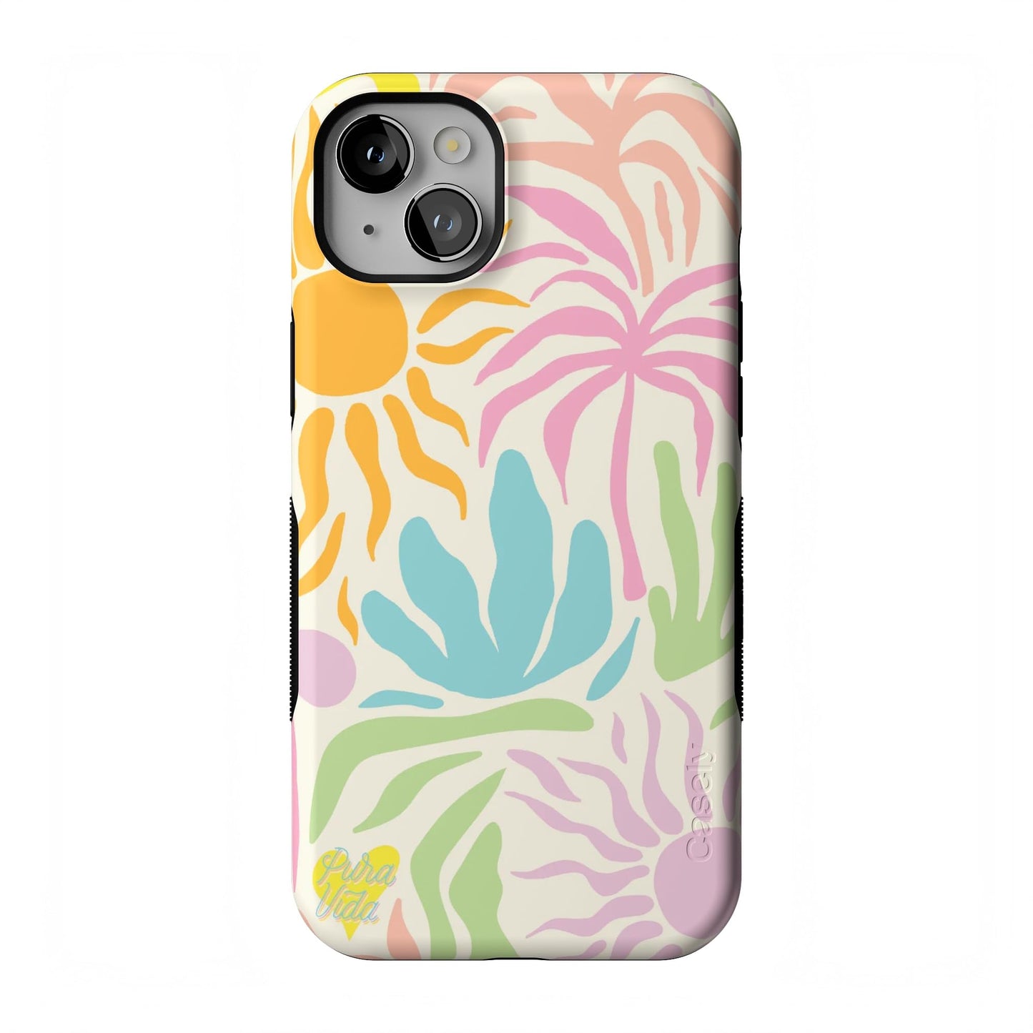 Casely iPhone 14 Plus Case | Sage Garden | Green Floral | Compatible with MagSafe | Bold Protective Design