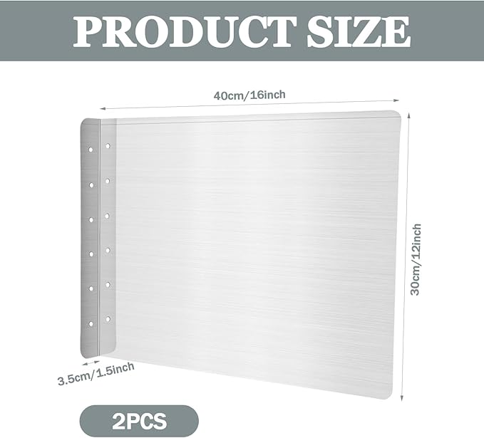 2 Pcs Stainless Steel Side Splash Guard