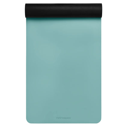 Retrospec Laguna 5mm Yoga Mat - Fitness Mat for Women, Men & Children, Slip-Resistant and Moisture Absorbing Exercise Mat for Home, Pilates, Yoga and Floor Workouts