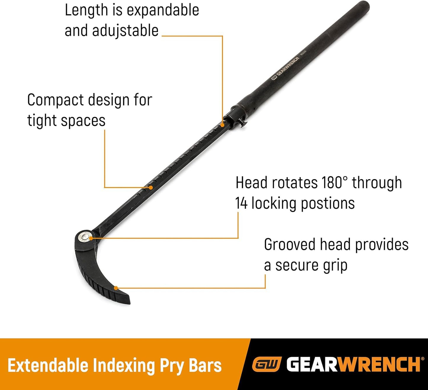 GEARWRENCH 29-48" Extendable Pry Bar - 82248