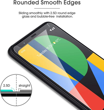 OMOTON 3+2 Pack for Google Pixel 9 Pro XL Screen Protector 6.8 Inch, 3 Tempered Glass Film & 2 Camera Lens Protector, Bubble-free, HD Clear, Not for 9 Pro/ 9