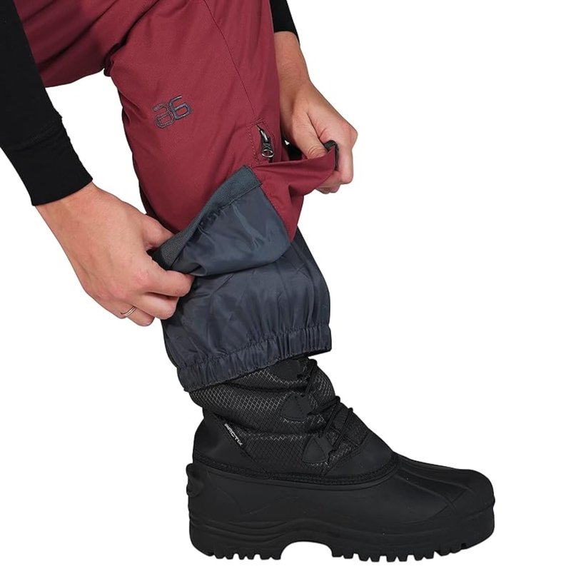 Arctix Women's Essential Insulated Bib Overalls, Crimson, X-Large Short