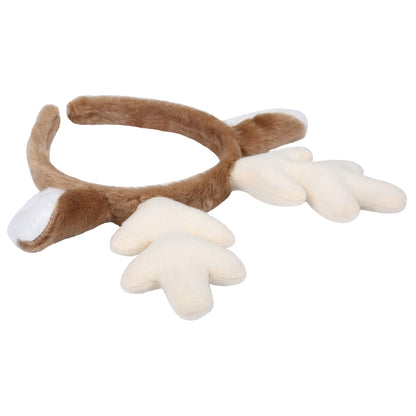 CHEU Christmas antler reindeer headband (camel)