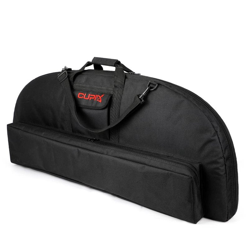 LWANO Compound Bow Case Soft Light-Weight Bow Bag with Arrow Pocket and Backpack Straps