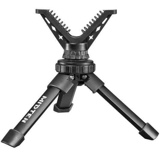 MidTen Portable Shooting Rest Shooting Tripod Rifle Stand for Shooting Range Lightweight Bench Rest Shooting Tripods for Rifles with 360° Rotate V Yoke Holder (6.1-7.9'')