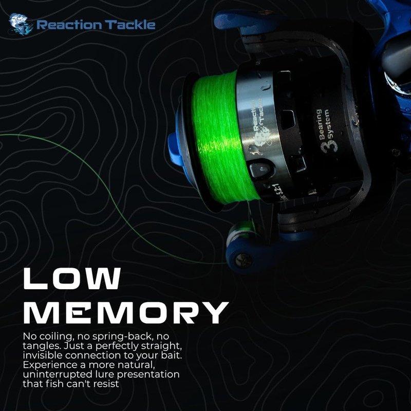 Monofilament Fishing Line - Premium Nylon, Strong & Abrasion-Resistant for Freshwater & Saltwater | Low Memory for Smooth Long Casts