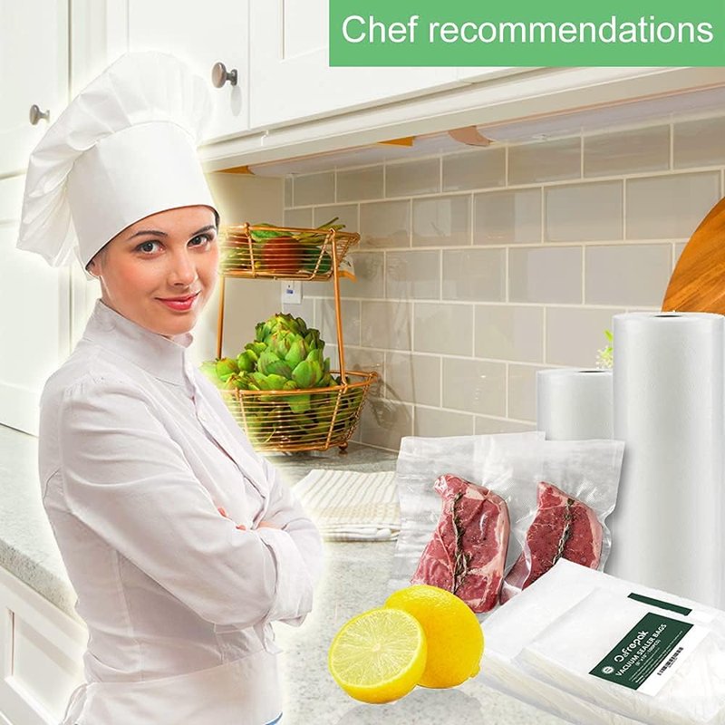 O2frepak Vacuum Sealer Bags - 100 Quart 10" x 13" BPA-Free Pre-Cut Bags for Sous Vide & Food Storage