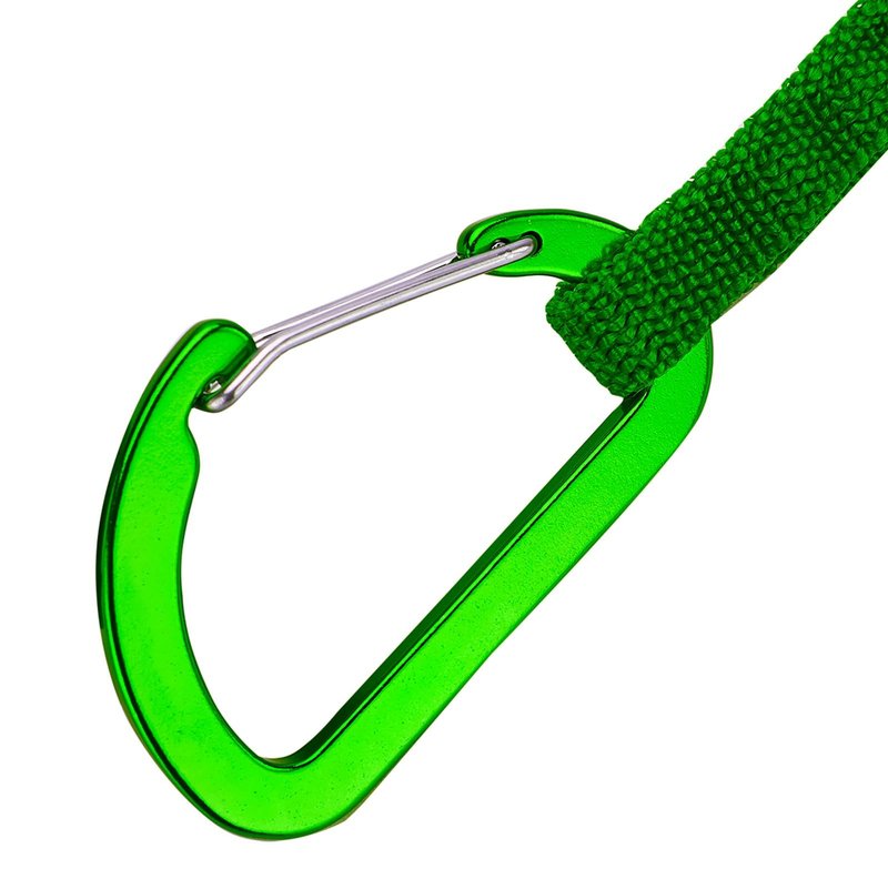 MOOCY Kayak Paddle Leash, 3-7 ft Stretchable Strap Lanyard for SUP, Canoeing, Fishing Accessories - Secure Bungee Rod Holder Tether(Green, 4 Pack)