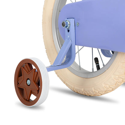 JOYSTAR 12 inch Kids Bike for Toddlers 3-4 Years(33"-41") Girls, Girls Bike with Training Wheels & Basket, Kids' Bicycle Purple