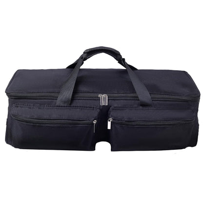CACTIYE Carrying Bag Compatible with Cricut Explore Air and Maker, Waterproof Tote Bag Compatible with Cricut Explore Air and Supplies (Black, 1+1)