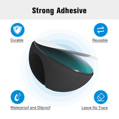 12 Pack Cable Clips, Znben Cord Organizer Holder Adhesive Cable Management Charger Wire Holder Clips for Desk, Home, Office, Car, Cubicle, Nightstand Black