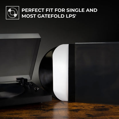 Big Fudge Vinyl Record Sleeves 50 x 12 LP - Durable & Wrinkle-Free Vinyl Outer Sleeves - Crystal Clear High-Density Polypropylene - 3 mil Thick, 12.75” x 12.75” - Fits Most Gatefolds Double LPs