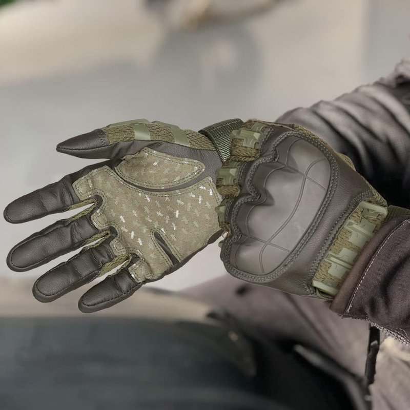 Tactical Gloves for Men - WTACTFUL Rubber Guard Touchscreen | Airsoft, Motorcycle, Hunting