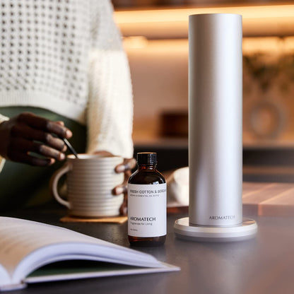 AromaTech The Hotel Aroma Essential Oil Blend: Luxury Hotel Inspired Aromatherapy with Lemon, Lavender, Peach & Pine for Ultrasonic Diffusers & Nebulizers - 0.3 fl oz, 10 mL