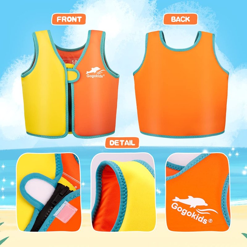 Vine Kids Swim Vest Toddler Learn to Swim Floatation Jackets Training Vest for Boys Girls (2-3 Years)