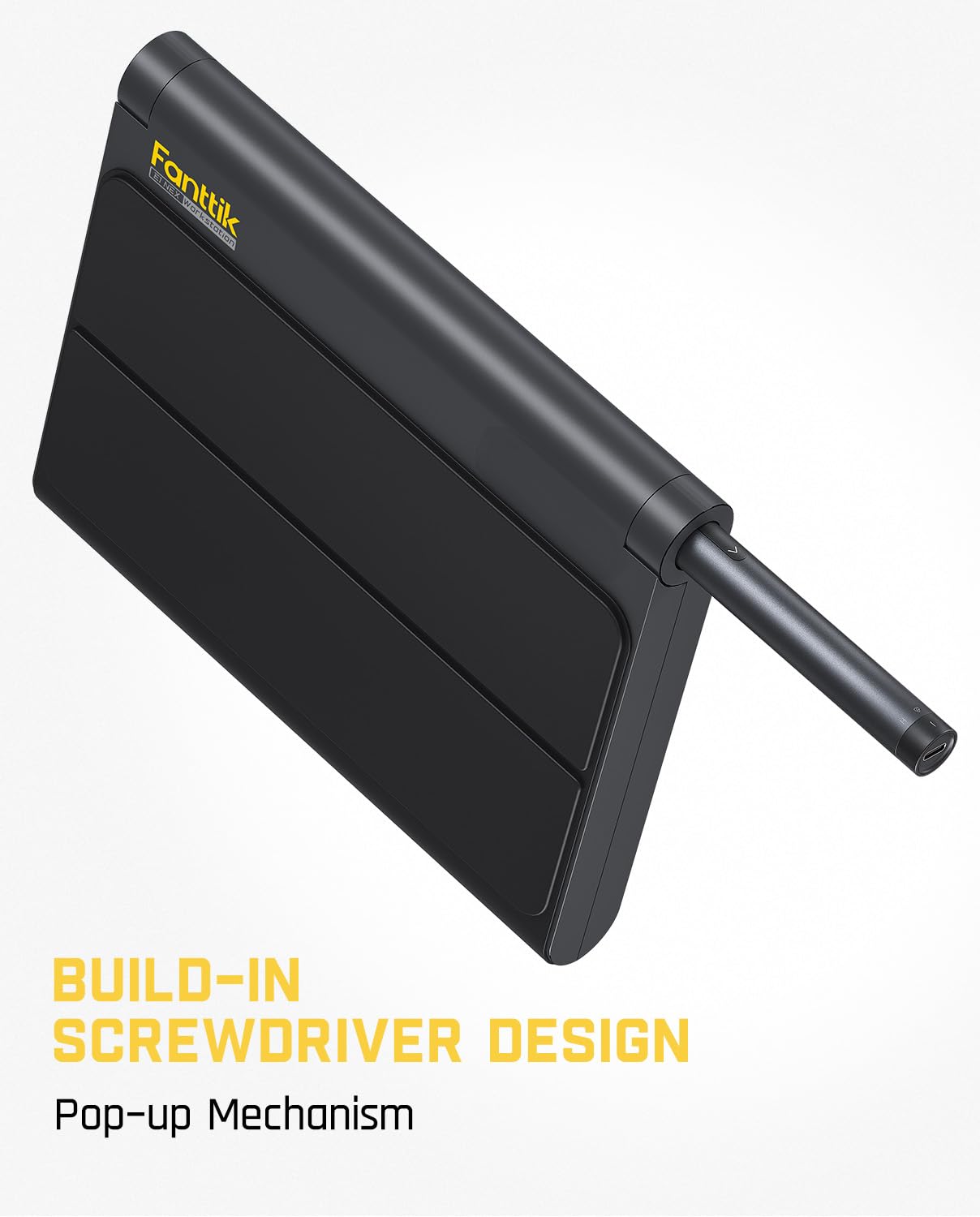 Fanttik E1 NEX Workstation 3.7V Electric Screwdriver Kit, Precision Screwdriver Set, 64 Magnetic Bits, 12 Types Fix Tools, 0.05/0.2 N.m, Repair Tool for Phone Laptop Watch Electronics