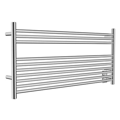 HEATGENE Towel Warmer Wall-Mounted Hardwired Heated Towel Rack Hot Towel Bar Brushed