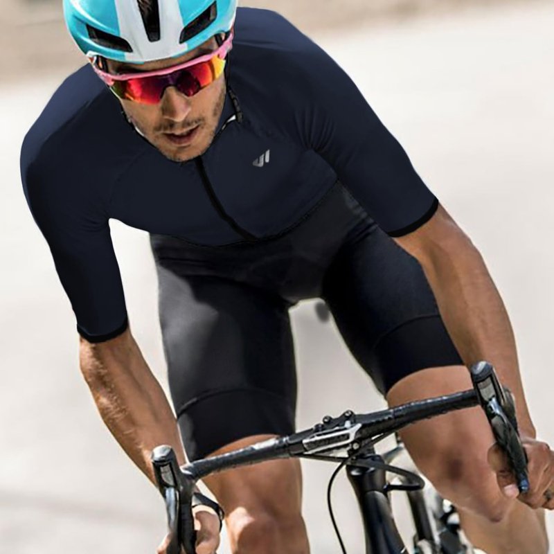 Lo.gas Logas Men‘s Triathlon Suit Trisuit Race Skinsuit Cycling Speed Suit Swimskin Bike Swim Run