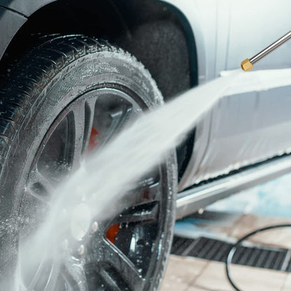 Jet Nozzle 2-in-1 High Pressure Power Washer, Watering Sprayer Cleaning Tool, Hydro Jet Nozzle Power Washer, Tool Pressure Washer Extension Wand with 3 Hose Nozzles for Garden Hose and Car Washing