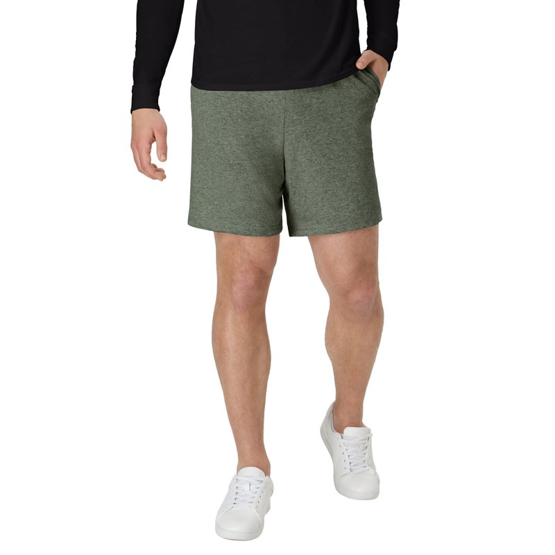 Hanes Mens Jersey Cotton With Pocket Workout-and-training-shorts, Camo Green Heather, 4X-Large US