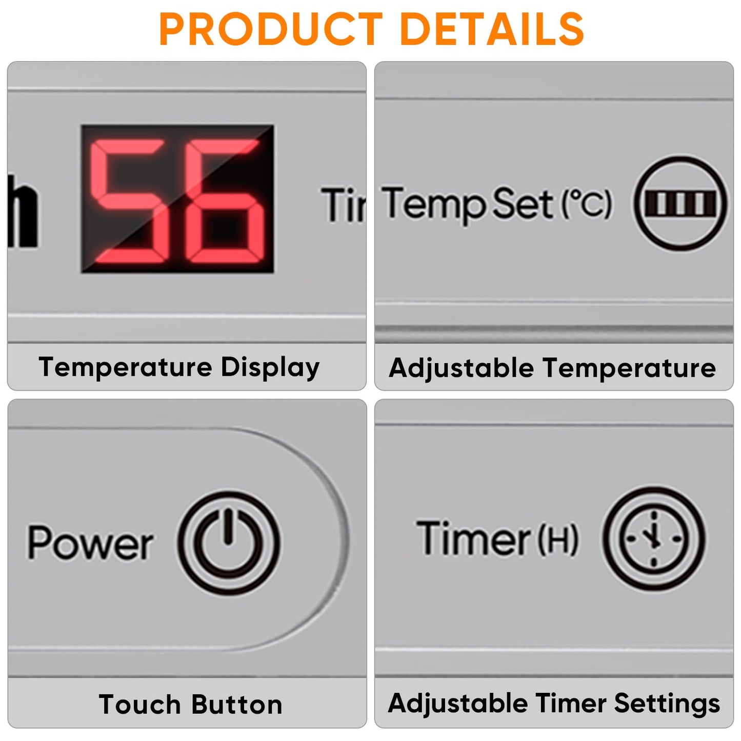 ROMECH 23L Hot Towel Warmer Cabinet, Professional Towel Heater with LED Temperature Display Setting, Extra Large Capacity Towel Warmers for Spa Massage Salon Home (White, 23L)