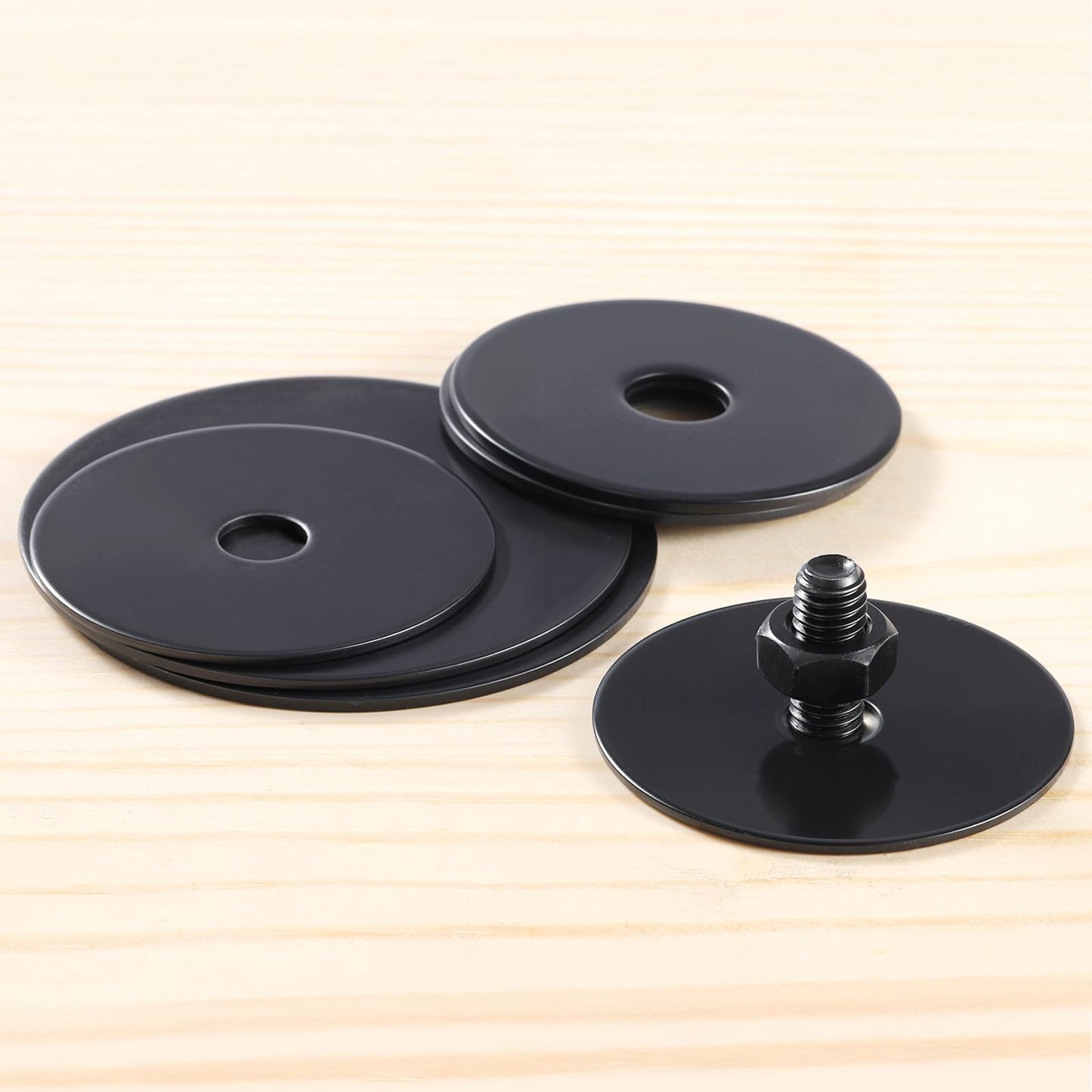 SVLING 40PCS 3/16" x1-1/4 Fender Washers, Black Oxide 304 Stainless Steel 18-8, 3/16" ID x 3/4" OD Hardware Flat Washers for Screws Bolts