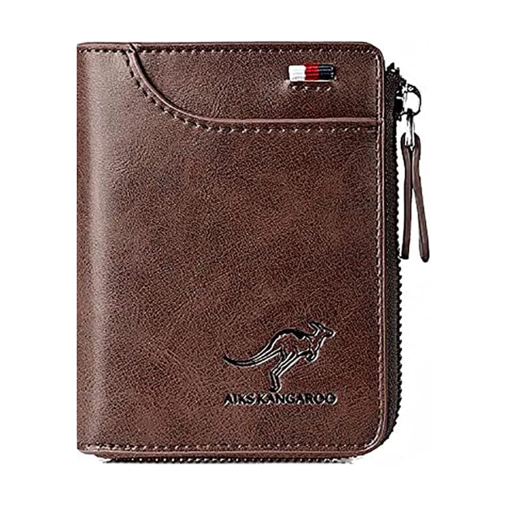 JIANK Reshline Men’s RFID Blocking Wallet (BROWN)
