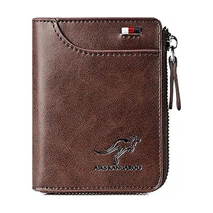JIANK Reshline Men’s RFID Blocking Wallet (BROWN)