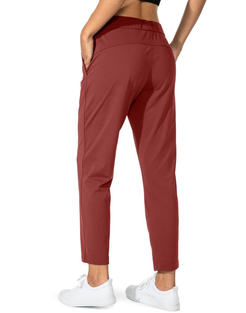 G Gradual Women's Pants with Deep Pockets 7/8 Stretch Sweatpants for Women Athletic, Golf, Lounge, Work (Savannah, Small)