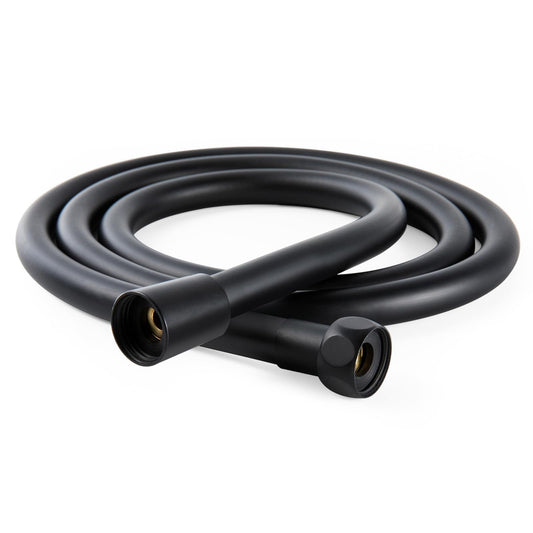 OFFO Ultra-Flex Shower Hose, Premium RV PVC Handheld Shower Head Hose Flex Hoses Extension with Brass Insert and Nut for Bathing Pet Bathing, 60 in Matte White