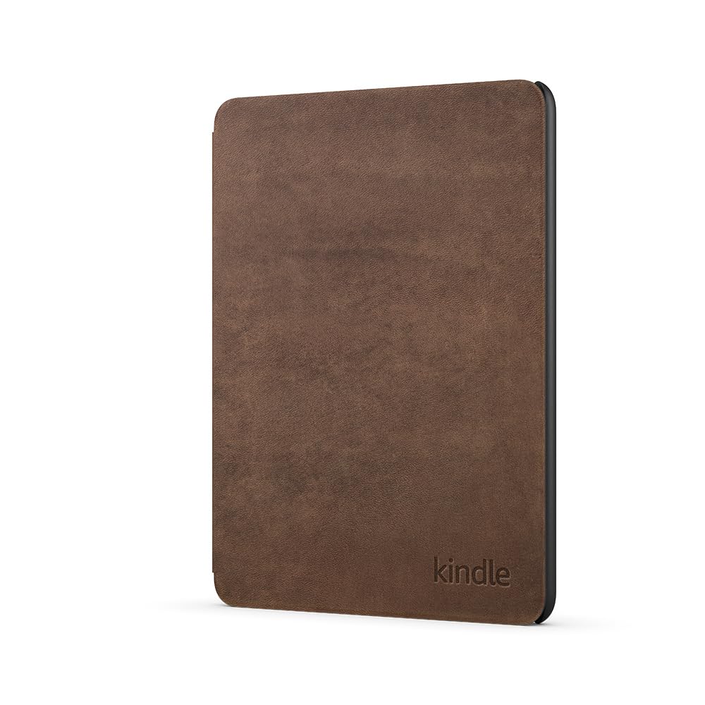 Amazon Kindle Paperwhite and Amazon Kindle Colorsoft Case, Lightweight and Water-Safe, Foldable Protective Cover – Premium Leather