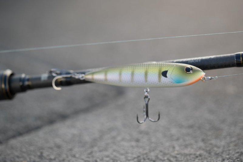 Berkley Choppo Topwater Fishing Lure, Bone, Size 90, Cupped Propeller Tail for Balance of Sound and Spray, Equipped with Sharp Fusion19TM Hook