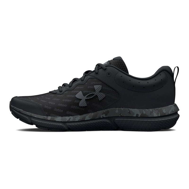 Under Armour Men's Charged Assert 10 Shoes, (001) Black/Black/Pitch Gray, 10