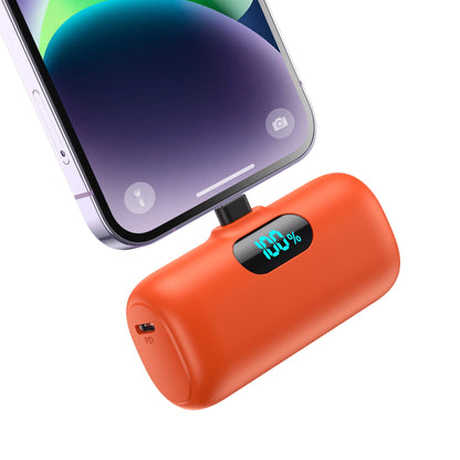Small Portable Charger for iPhone,Upgraded 5000mAh PD Fast Charging Power Bank,Mini Battery Pack Backup Charger Compatible with iPhone 14/14 Pro Max/13/13 Pro/12 Pro/11/XS/XR/X/8/7/6 etc-Black