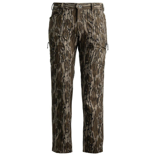 BLOCKER OUTDOORS Finisher Lightweight Turkey Hunting Pants – Silent, Scent-Control, Stretch-Fit Camo Pants for Mobility & All-Season Comfort (MO Bottomland Original, 36 REG)