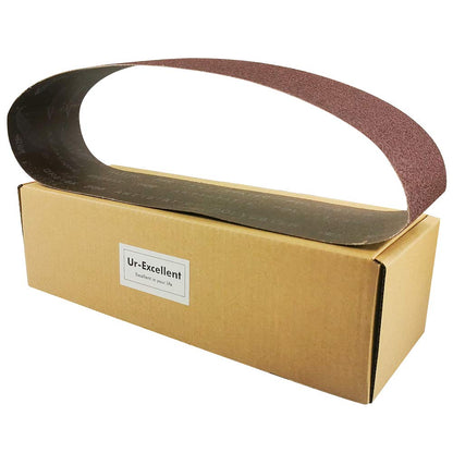 4x36 4 x 36 inch Sanding Belt Pack 4-Inch x 36-Inch,12 Pcs(4 Each of 80 120 150 Grits) Aluminum Oxide for Sander