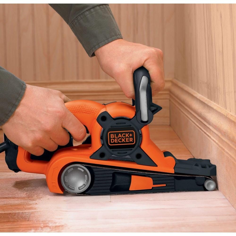 BLACK+DECKER Belt Sander with Dust Bag, 7-Amp, 3-Inch by 21-Inch (DS321)