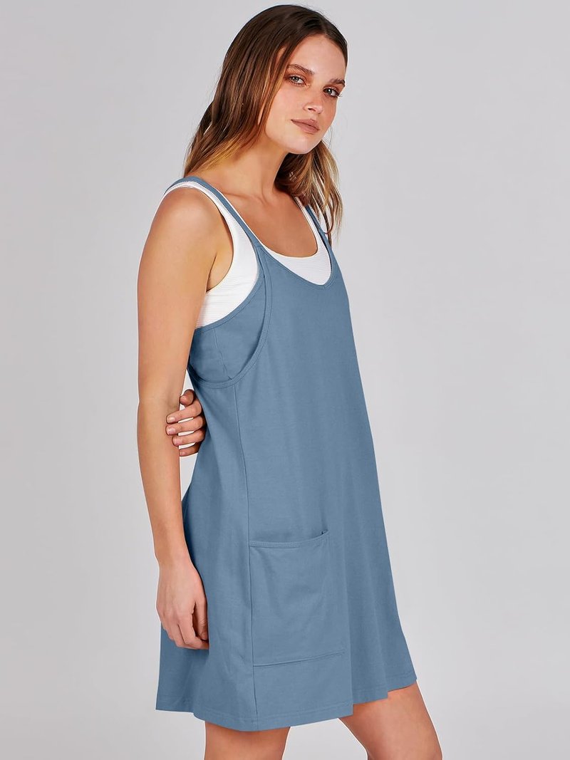 Women’s Athletic Tennis Dress - Summer Workout Mini Romper with Built-In Shorts | Perfect for Travel & Vacation