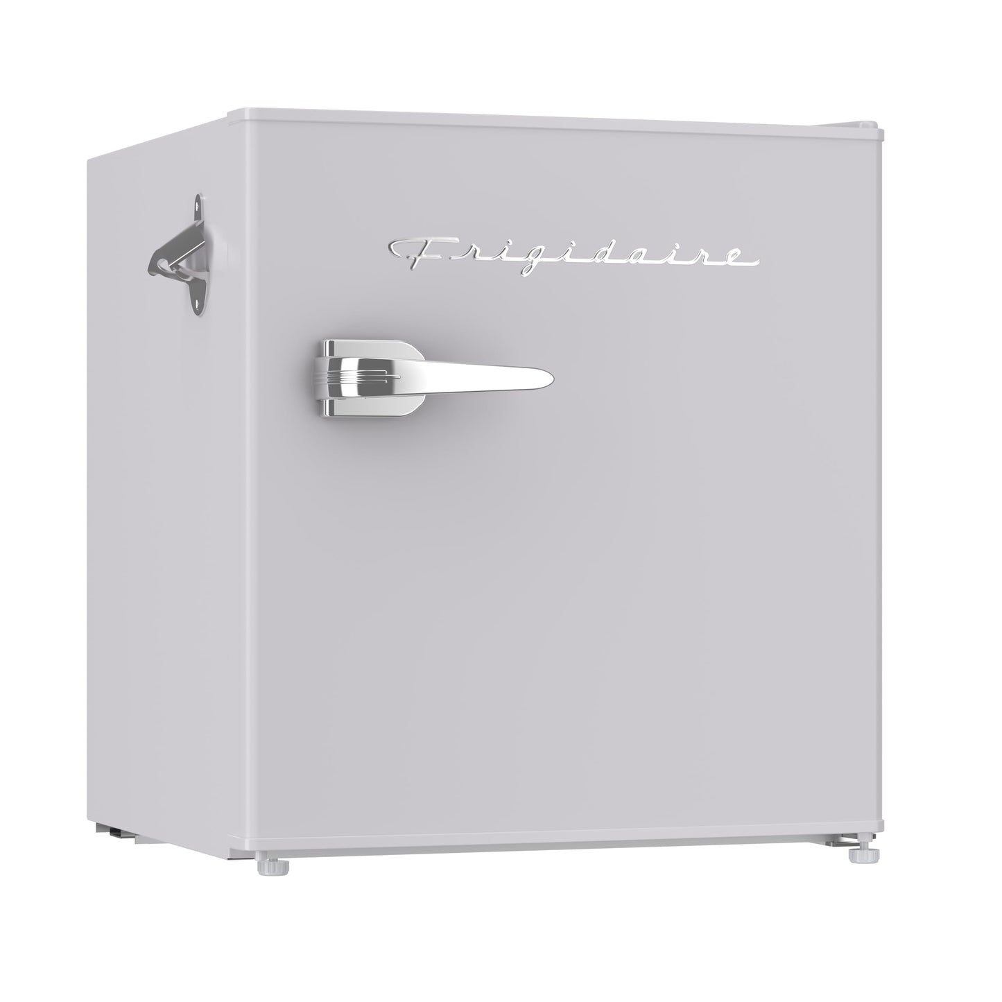 Frigidaire EFR176 Retro Compact Fridge with Chiller Mini Refrigerator with Built-in Bottle Opener for Office, Bedroom, Dorm Room or Cabin, 1.6 cu ft 16" D x 18" W x 18.5" H, Moonlight
