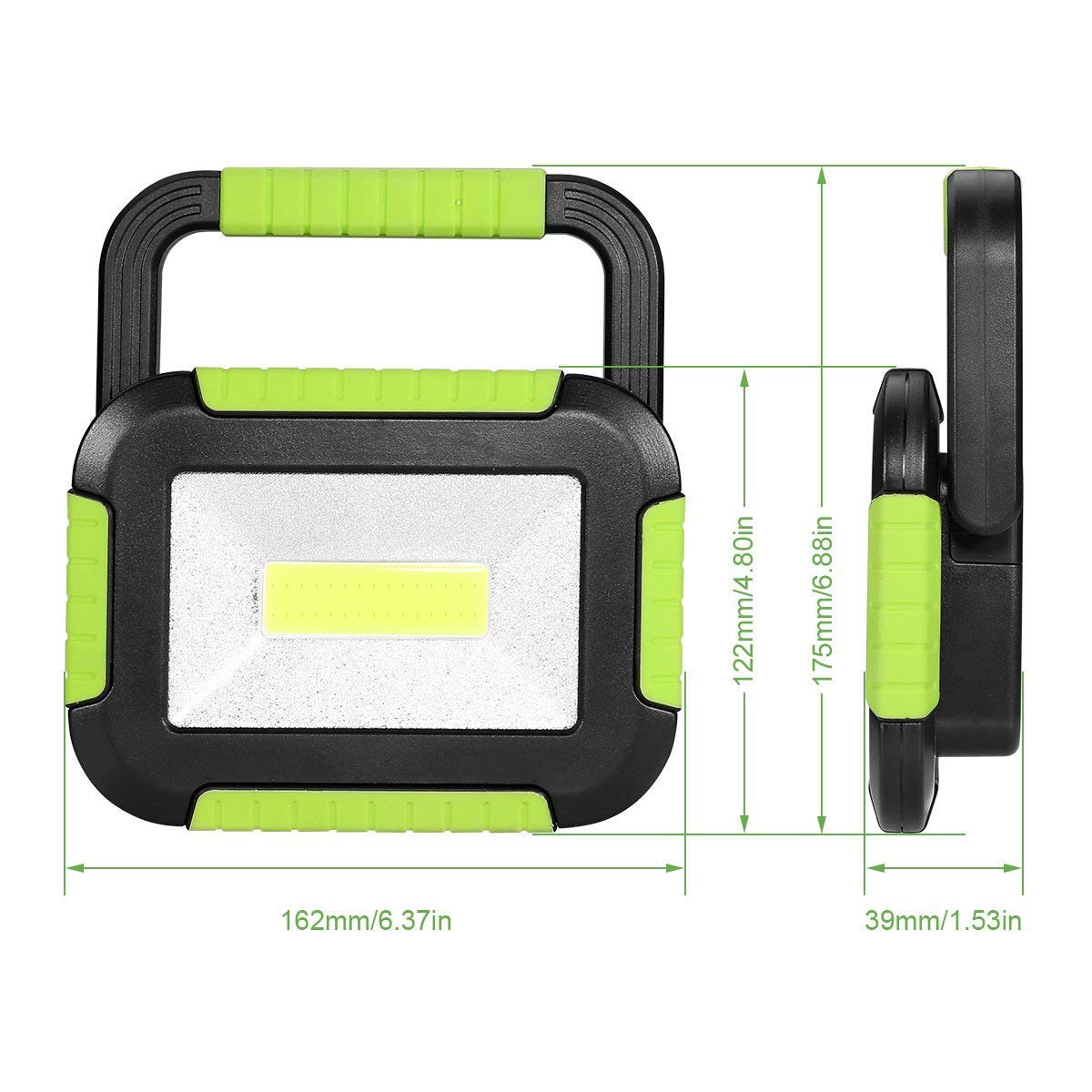 LE Camping Light Rechargeable, 1000 Lumen Portable Work Light Rechargeable, Bright Outdoor Camping Lamp with 4400mAh Power Bank, 3 Modes LED Floodlight for Emergency, Power Cuts, Tents and More