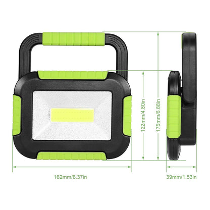 LE Camping Light Rechargeable, 1000 Lumen Portable Work Light Rechargeable, Bright Outdoor Camping Lamp with 4400mAh Power Bank, 3 Modes LED Floodlight for Emergency, Power Cuts, Tents and More