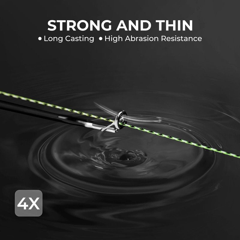 KastKing Superpower ColorShield Braided Fishing Line, Chameleon, 40LB, 150Yards, X4